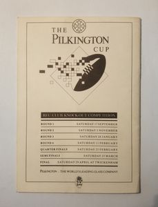 Bath v. Hereford, The Pilkington Cup, Saturday 11th February 1989.