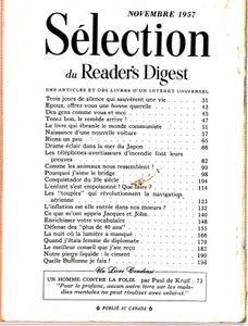 Selection Du Reader's Digest