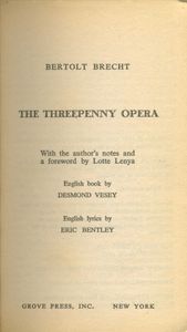 The Threepenny Opera