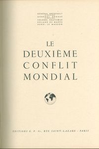 Le Deuxième Conflit Mondial