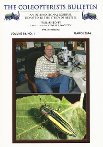 The Coleopterists Bulletin, Volume 68, No. 1