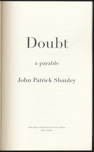 Doubt, a parable