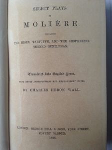 Select Plays of Molière