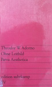 Ohne Leitbild: Parva Aesthetica
