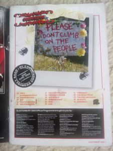 Official Glastonbury Programme 2005