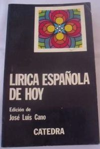 Lirica Española De Hoy 