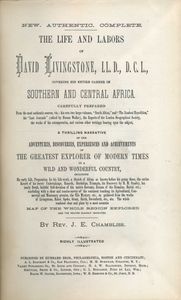 The Life And Labors Of Livingstone