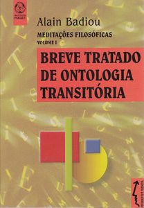 Meditações Filosóficas, Volume I: Breve Tratado De Ontologia Transitória