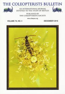The Coleopterists Bulletin, Volume 70, No. 4