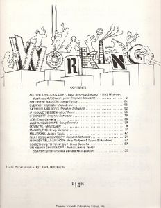 Working - Vocal Selections