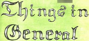 Things In General