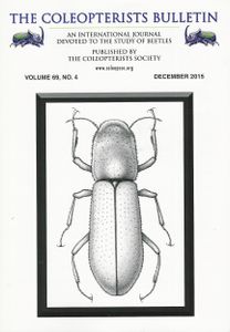 The Coleopterists Bulletin, Volume 69, No. 4