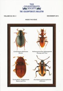 The Coleopterists Bulletin, Volume 69, No. 4
