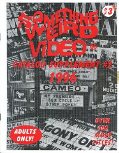 Something Weird Video Catalog Supplement #2