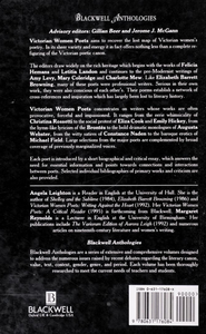 Victorian Women Poets: An Anthology