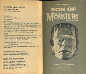 Son of Famous Monsters of FIlmland