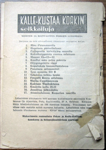 Kalle-Kustaa Korkin seikkailuja 18: Kultainen ristilukki