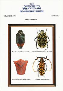 The Coleopterists Bulletin, Volume 69, No. 2