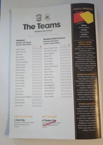 The Bull. Official Matchday Programme. Hereford Football Club vs Bradford Park Avenue. Sat, 25th August 2018.