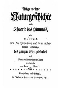 Allgemeine Naturgeschichte und Theorie des Himmels