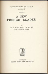 A New French Reader