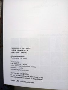 Progressive Jazz Bass