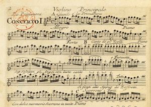 Concerto No. 1 in E Major (La Primavera)