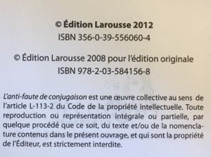 L'anti-fautes De Conjugaison : 8000 Verbes