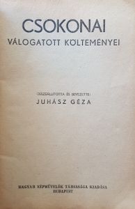 Csokonai válogatott költeményei