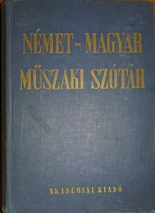 Német-Magyar műszaki szótár