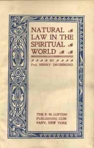 Natural Law In The Spiritual World