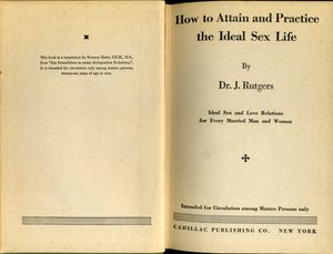 How to Attain and Practice the Ideal Sex Life