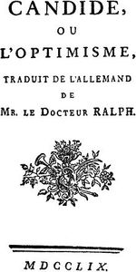 Candide, ou l'Optimisme
