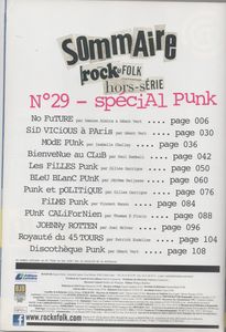 Rock & Folk Hors-Série (N° 29) Punk