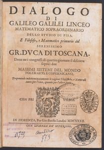 Dialogo sopra i due massimi sistemi del mondo tolemaico, e copernicano