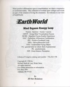 EarthWorld Mind Orgasm Energy Leap