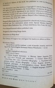 The Professor and the Madman: A Tale of Murder, Insanity, and the Making of the Oxford English Dictionary