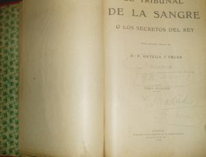 El Tribunal de la Sangre O Los Secretos Del Rey