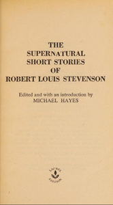 The Supernatural Short Stories of Robert Louis Stevenson