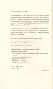 Art For God’s Sake: A Call To Recover The Arts