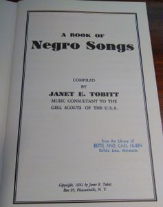 A Book of Negro Songs