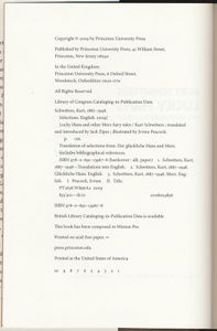 Lucky Hans and Other Merz Fairytales