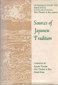 Sources of Japanese Tradition