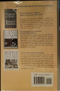 Kovels' New Dictionary of Marks: Pottery & Porcelain 1850 to the Present