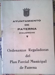 Ordenanza Reguladora Del Plan Parcial Municipal De Paterna
