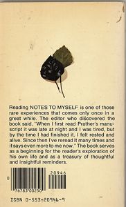 Notes to Myself: My Struggle to Become a Person
