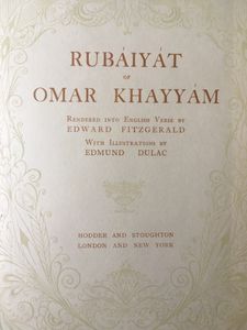 The Rubáiyát of Omar Khayyám