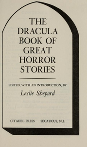 The Dracula Book of Great Horror Stories