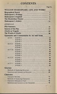 Notes for Shakespeare's "Othello"