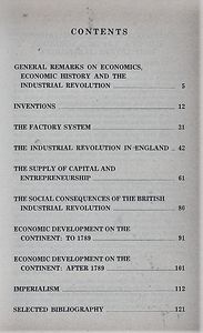 An Outline of the Industrial Revolution in Europe - Notes